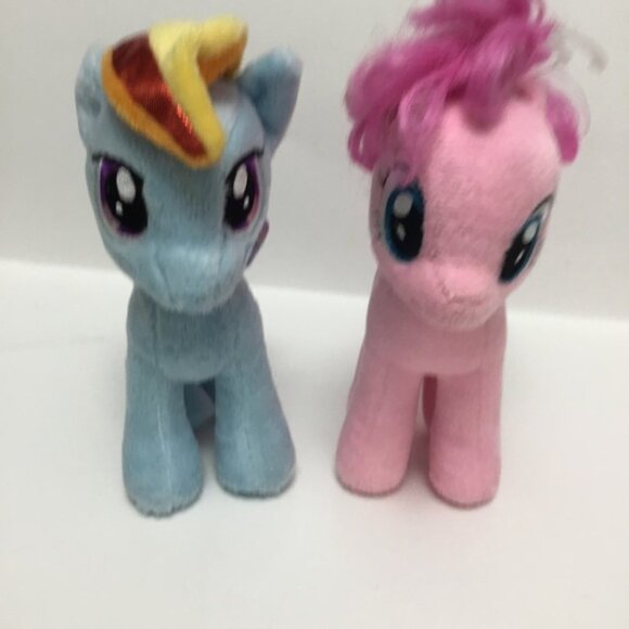 My Little Pony TY Plushies Rainbow Dash and Pinkie - Picture 2 of 12